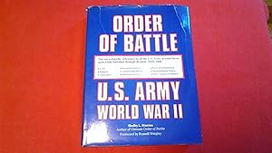 Order of Battle U.S. Army world war II