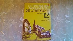 Le patrimoine monumental de la Belgique - Wallonie 12/1 - Verviers-arr. A-E