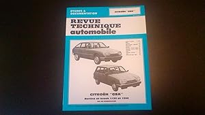 Revue technique automobile : Citroën "GSA" Berline et break 1130 et 1300