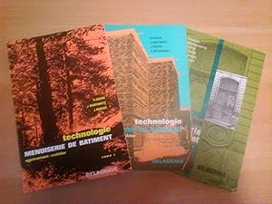 Technologie menuiserie de bâtiment agencement - mobilier - 3 Tomes