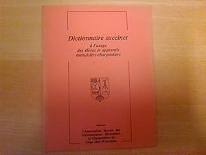 Dictionnaire succint à l' usage des élèves et apprentis menuisiers-charpentiers