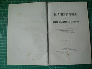 Du virus typhoïde et de son rôle dans les épidémies