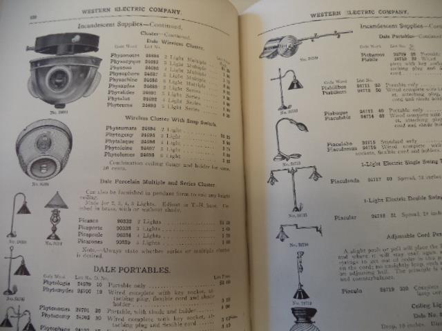 Western Electric Company General Catalogue Of Electrical Supplies 1904 1905 Very Good Cloth 1904 First Edition The Odd Book Abac Ilab