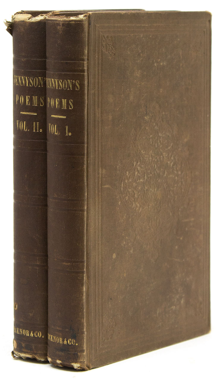 Poems by Tennyson, Alfred: 2 vols. 12mo (1851) A New edition. | The Old ...