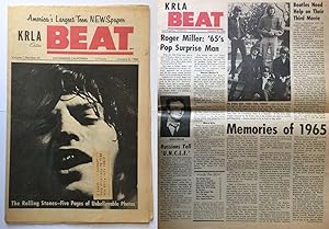 KRLA Beat January 8 1966 The Rolling Stones Five pages of unbelievable photos