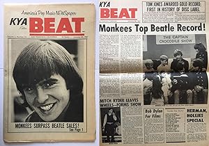 KYA Beat January 28 1967 Monkees surpass Beatle sales!