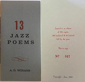 13 Jazz Poems