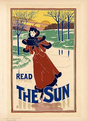 Antique Poster-MAITRES AFFICHE-PL 200-Louis Rhead-1895