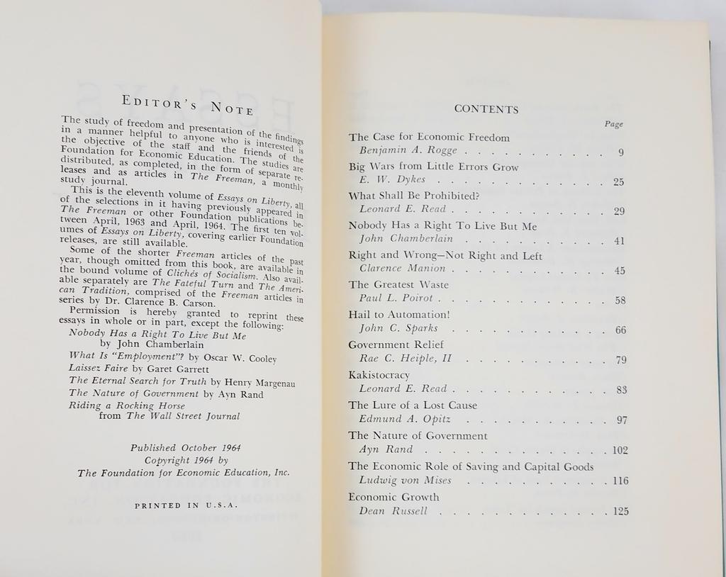 Essay on liberty
