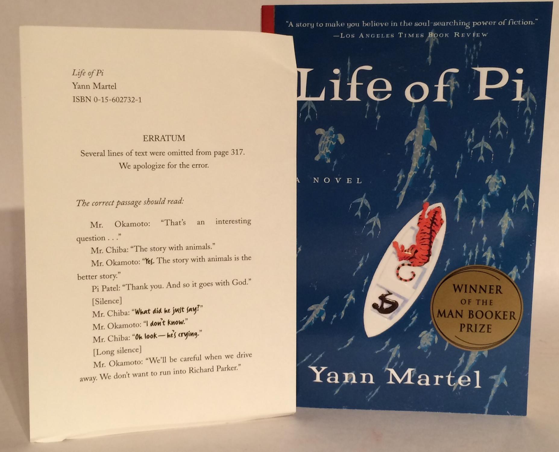 novel of life of pi novel of life of pi