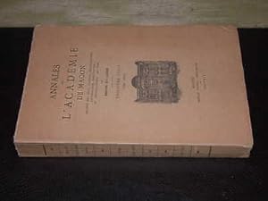 Annales De l'Académie De Macon. 3ème Série. Tome XXXVI. 1942-1943