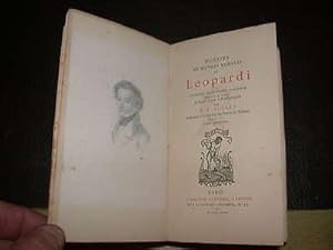 Poésies et Oeuvres Morales De Leopardi - Complet En Trois Volumes