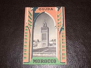 8 PLAQUETTES TOURISTIQUES ANCIENNES DU MAROC