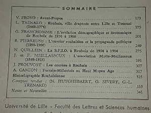 Revue Du Nord. Tome LI. Avril-Juin 1969. N° 201