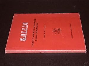 Gallia. Fouilles et monuments archéologiques en france métropolitaine. Tome XIV Fascicule 2. 1956