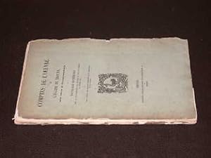 Comptes de l'oeuvre de l'Eglise de Troyes, avec notes et éclaircissements, ou nouvelles recherche...