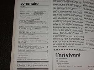 Revue "l'art vivant" n° 54. Décembre 1974-Janvier 1975