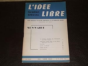 Revue "L'idée libre" n° 24. Avril 1966