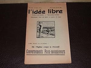 Revue "L'idée libre" n° 2. Février 1958