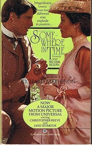 SOMEWHERE IN TIME - (Film tie-in cover)