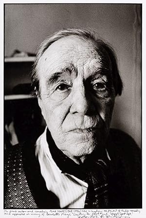 The great actor and comedian Max Wall (1908 - 1990) - photographed in London, 1987.