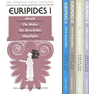 Euripides I - V (Complete Set). Volume I: Alcestis / The Medea / The Heracleidae / Hippolytus // ...