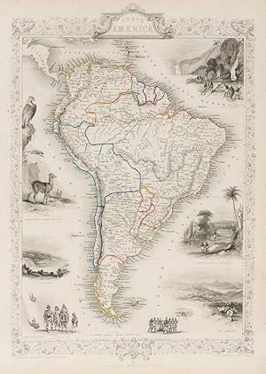 South America - Divided into Patagonia, Brazil, Banda Oriental, Entre Rios, La Plata, Paraguay, B...