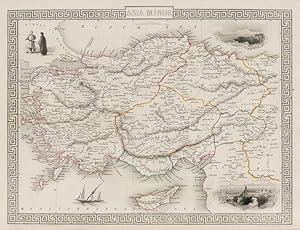 Asia Minor (Turkey / Anatolia with the North of Syria and Armenia and the Armenian Highlands) wit...