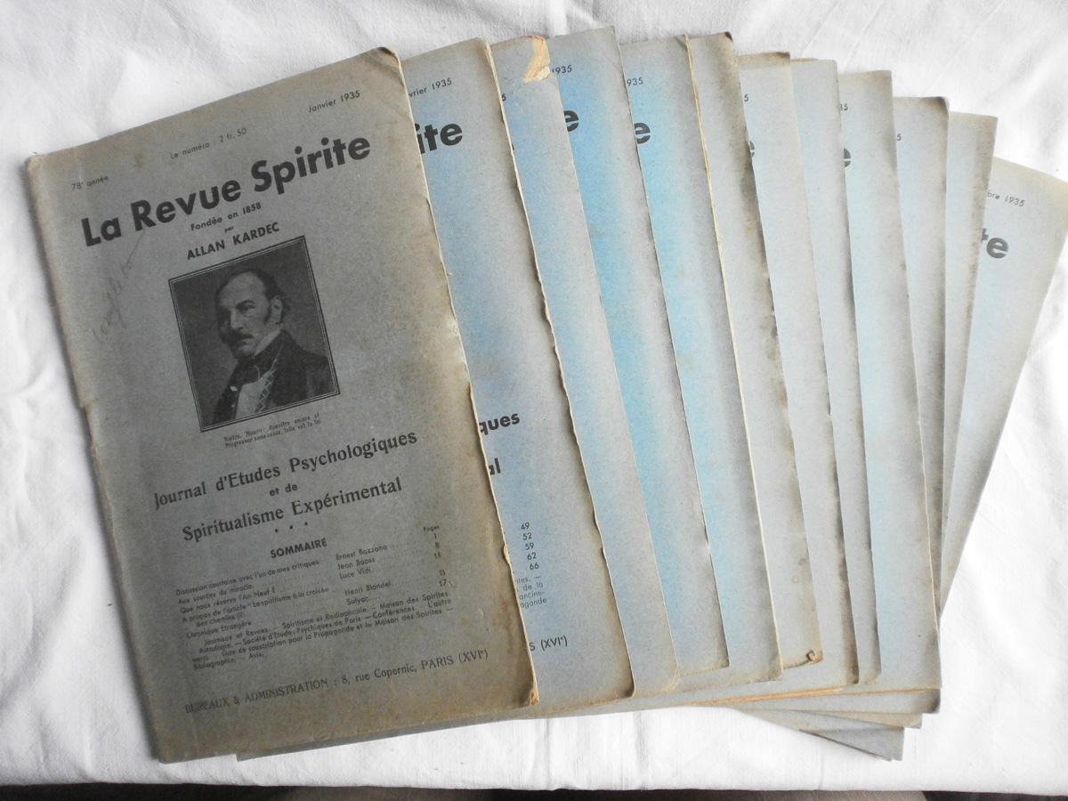 La Revue Spirite Rivista 1935 Annata - 