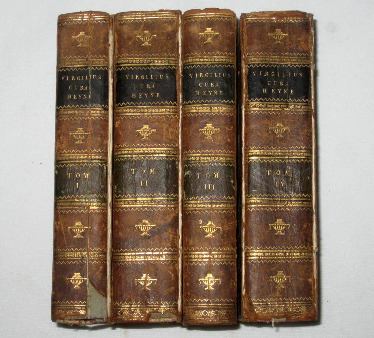 P. Virgilii Maronis Opera, Varietate Lectionis et Perpetua Adnotatione Illustrata A Chr Gottl Heyne. Accedit Index Uberrimus. Editio Altera Emendatior et Auctior., (complete 4 Vol Set.)