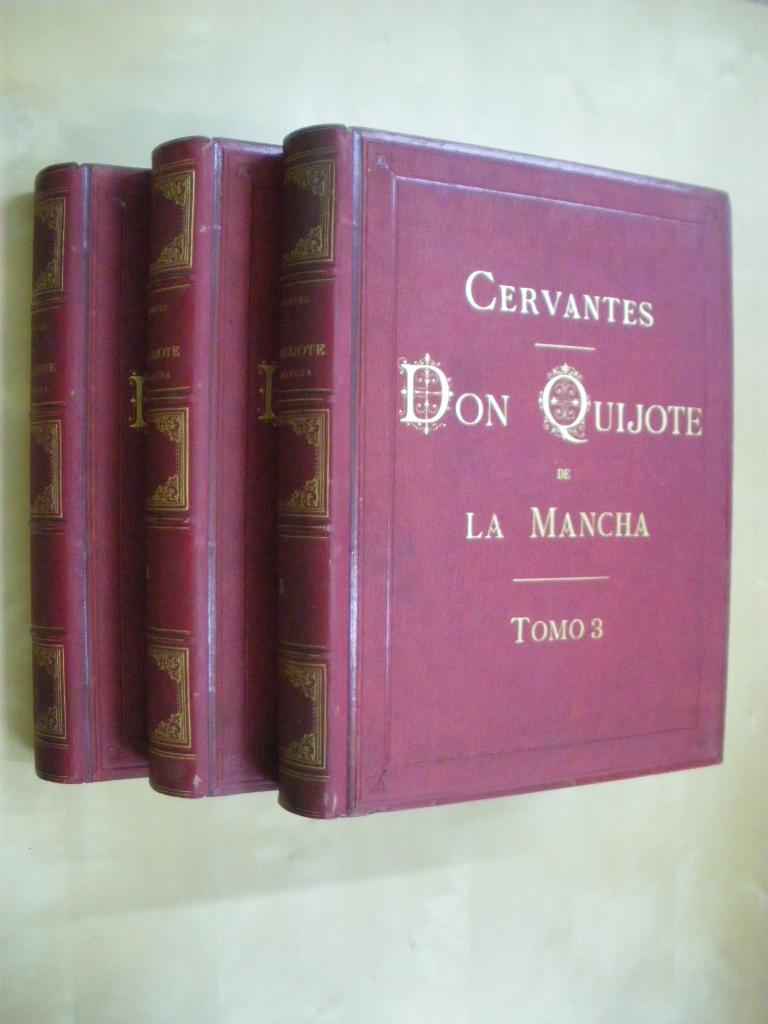 El ingenioso Hidalgo Don Quijote de la Mancha 3 tomos