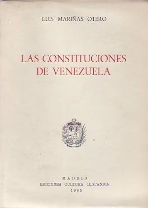 marinas otero luis - constituciones venezuela - Iberlibro