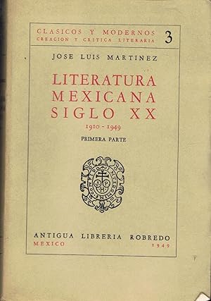 Resultado de imagen de La literatura mexicana: Siglo xx 1949