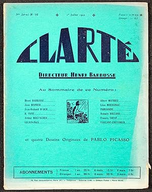 Clarté, revue dirigée par Henri Barbusse