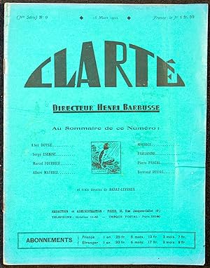 Clarté, revue dirigée par Henri Barbusse