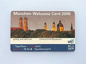 Ticket/Biglietto Trasporto Pubblico - MVV Munchen Welcome Card