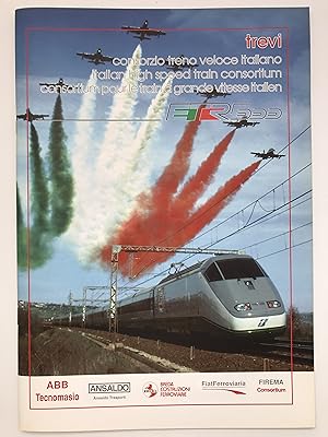 Ferrovie - Consorzio TREVI Treno Veloce Italiano Brochure dedicata all'ETR 500.