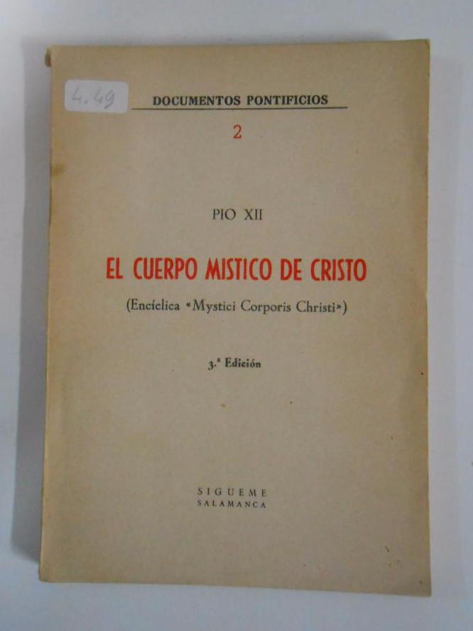 30157593785 - El cuerpo místico de Cristo, Encíclica Mystici Corporis (Pío) - (Audiolibro Voz Humana)