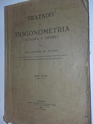 Tratado de trigonometría - Luis Octavio de Toledo- TDK243