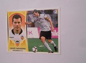 CROMO DAVID NAVARRO. VALENCIA C.F. LIGA 2009-2010. EDICIONES ESTE. TDKP8