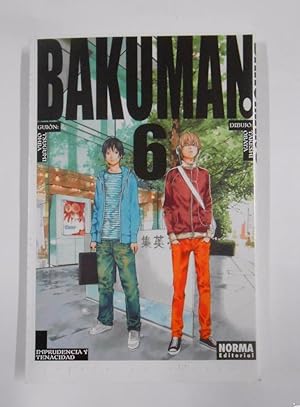 BAKUMAN Nº 6. TSUGUMI OHBA. TAKESHI OBATA. imprudencia y tenacidad. NORMA EDITORIAL. TDKC16