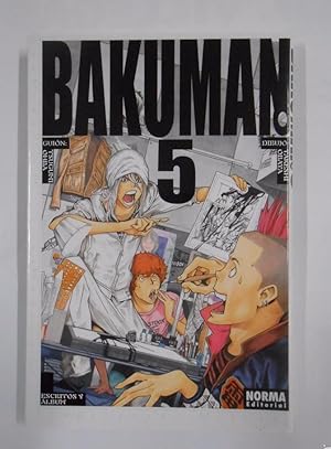 BAKUMAN Nº 5. TSUGUMI OHBA. TAKESHI OBATA. escritos y album. NORMA EDITORIAL. TDKC16