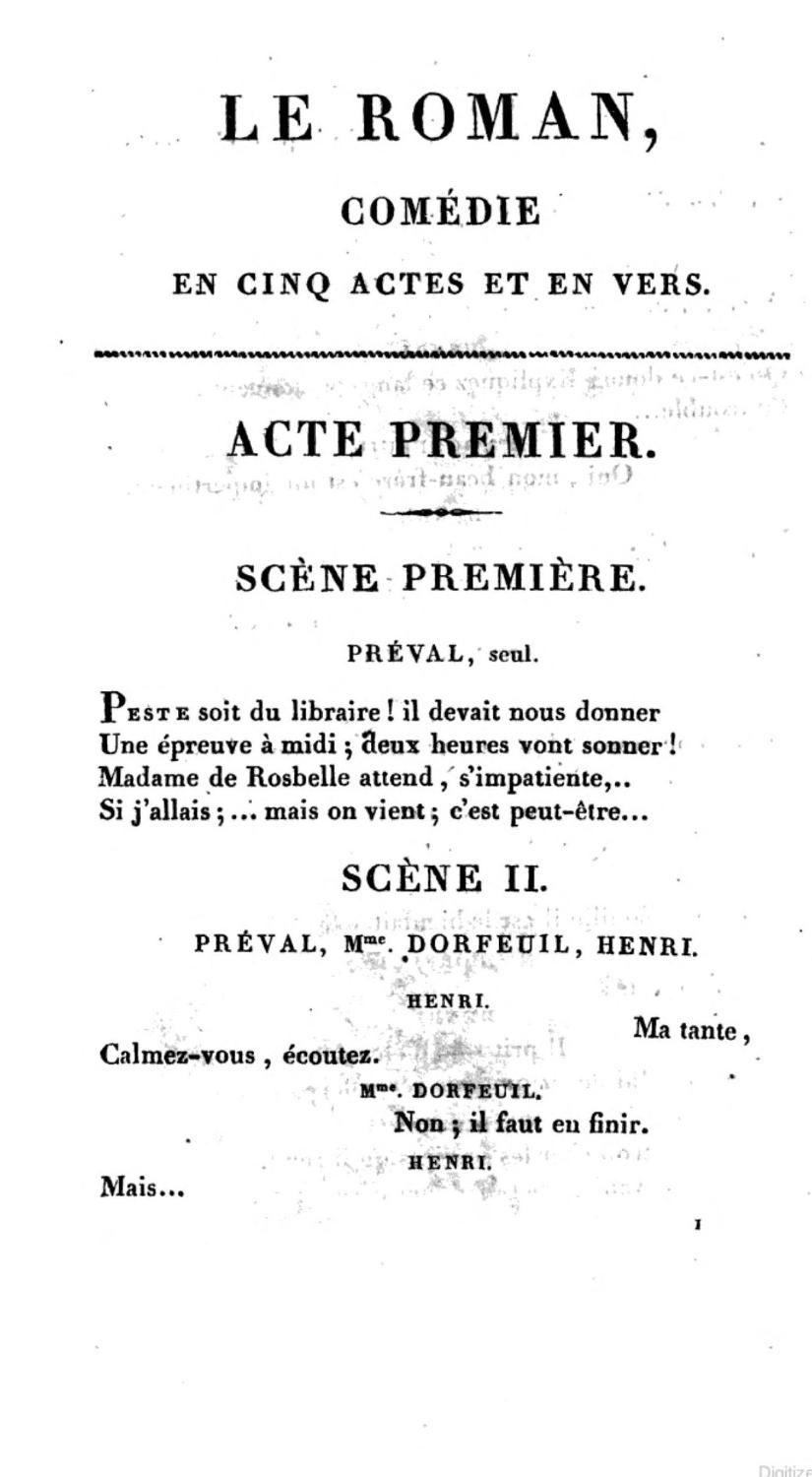 Marie Stuart, tragedie en cinq actes, par M. Pierre le Brun, representee, pour la premiere fois, par les comediens ordinaires du Roi, sur le premier theatre francais, le lundi 6 mars 1820