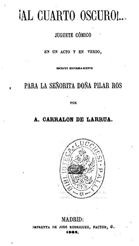 cuarto oscuro - AbeBooks cuarto oscuro - AbeBooks