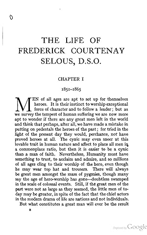 Life Of Frederick Selous By Millais Abebooks