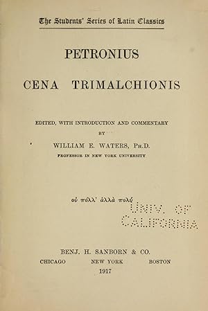 Petronius Caius Abebooks