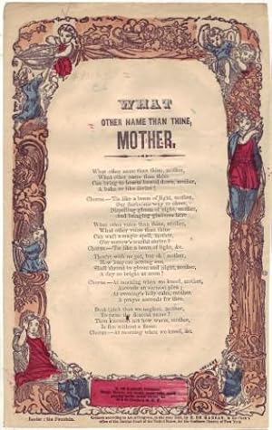 What Other Name Than Thine, Mother. (Broadside)