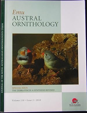 The Emu : Volume 110, Issue 3, 2010. Special issue : The Zebra Finch: A Synthesis Revised. Offici...