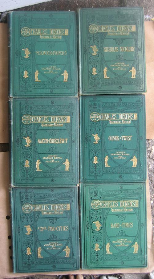 the works of charles dickens household edition near complete set the works of charles dickens household edition