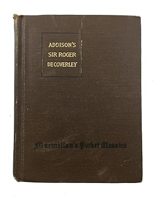 addison steele essays seller supplied images abebooks sir roger de coverley papers essays from joseph addison and